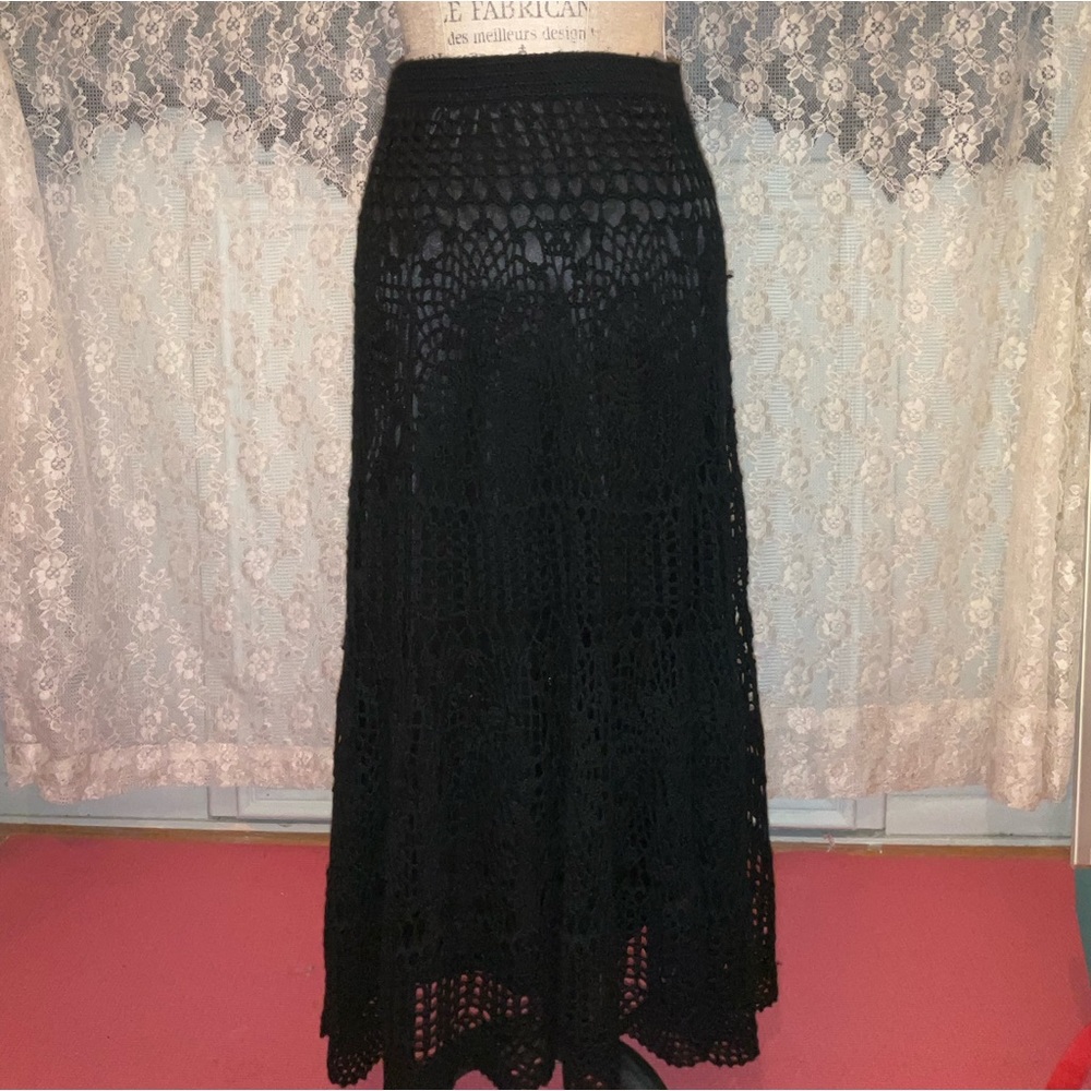 crochet long skirt
